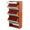 MDF Melamine Height 147cm Woodwork Shoe Cabinet 0.097m3 CBM